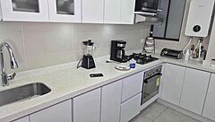 The horny Colombian woman awaited the plumber, ready