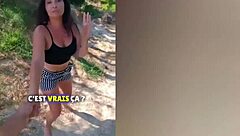 The guy has an unexpected sex on the beach with Kat Aluna, a stunning brunette