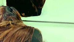 slamming my wife in her dress, heels, and lace thong