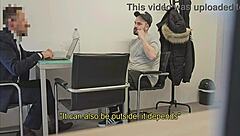 Straight Insurance Broker Convinced for FIRST TIME Handjob BLAST!