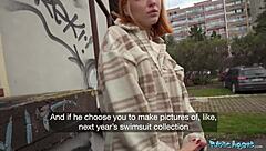 Public agent agreed to a sexy Russian redhead for a good fee