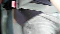 Mala in public, exposing herself to everyone Public Flashing