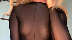 Anal Sex With Blonde Stocking