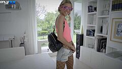 Sexy Slim Blonde Missy Luv Hardcore Fucking with Facial Cumshot