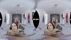 Virtualpee - European lesbians in passionate piss and fingering action