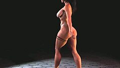 Lara Croft's tanned beauty fuels passionate rituals