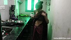 Indian Couple Bangs Hard in Steamy Kitchen Session