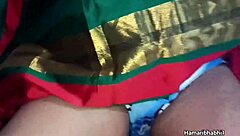 Hottie Indian bhabhi got fucked while wearing her panties