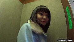 Japanese brunette Haruka Miura indulges in intimate play