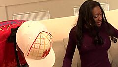 nyomi passionately checks her assistant's throbbing cock