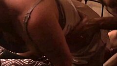 Hot French blondes in satin lingerie, passionate doggystyle