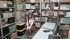 Is the Guard Fucking the Sexy Redhead Thief?