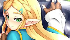 Princess Zelda's research for sexual satisfaction - A horny experiment