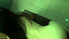 A college girl with a perfect body is getting fucked on the sofa