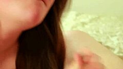 18 y.o. girl got her dream to suck a dick of a lucky guy