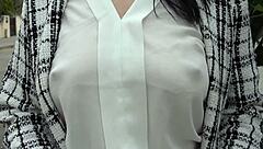 Watch this slut tease in yoga pants