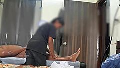 I pulled stuck stepsister out and accidentally rough fucked her tight pussy