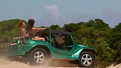 Brazilian Lesbians Masturbate Naked in Paradise Locations of California