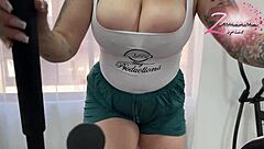 When I am alone in the gym, I pleasure myself with a toy