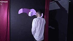 Behind the scene: two hot girls, intense voyeurs’ encounter