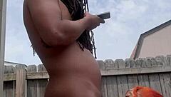 getting dicked down outside in the fresh air