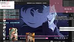 Gamer babe plays PC while getting fucked