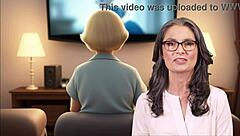 French Mom Plays Foot Games with Stepson