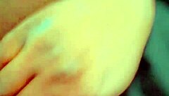 Feeling the creamy delight of her little pussy.