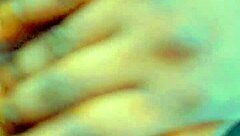 Feeling the creamy delight of her little pussy.