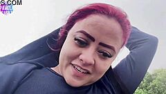 young guy fucks big ass girl on public beach