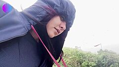 young guy fucks big ass girl on public beach