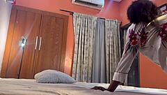 A secret camera captured a Nollywood actress engaging in a threesome