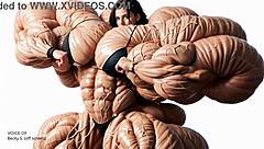 Explore how subjects with muscular enhancement look