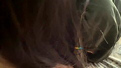 Beautiful Mexican couple shares homemade interview in hotel