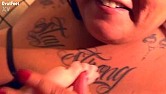 Tickle my beautiful feet while sucking toes