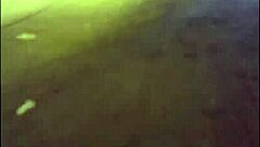 This Mature Latina Bends Over And Flashes Her Big Tits On The Street.