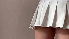 Innocent girl strips, but is she?