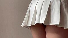 Innocent girl strips, but is she?