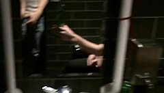 Cock cravings satisfied in public, surprise anal thrill