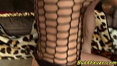 european babe in glamour group scene with toys