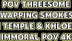 Horny Babes Chloe Temple Bent Over For Big Ass Cowgirl Dirty Talk