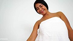 Thai Milf Covered In Cum!