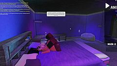 Fucking a bimbo blonde in Roblox Studio - a wild ride!