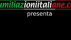 Italian femdom uses feet for christmas domination