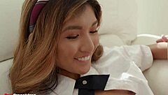 Daddy's girl is sorry for fucking with his friend, but she couldn't help herself