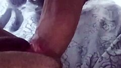 Cuckold denies creampie to black lover