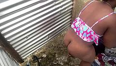 Amateur camera stuck in a beach cabin