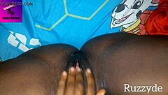 In the early morning garage, he gropes and fingers her unwashed pussy.