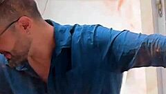 Cuckold watches old man get blowjob humiliation