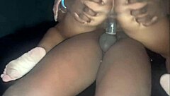 Mexican husband explores swing house with big pussy blowjob